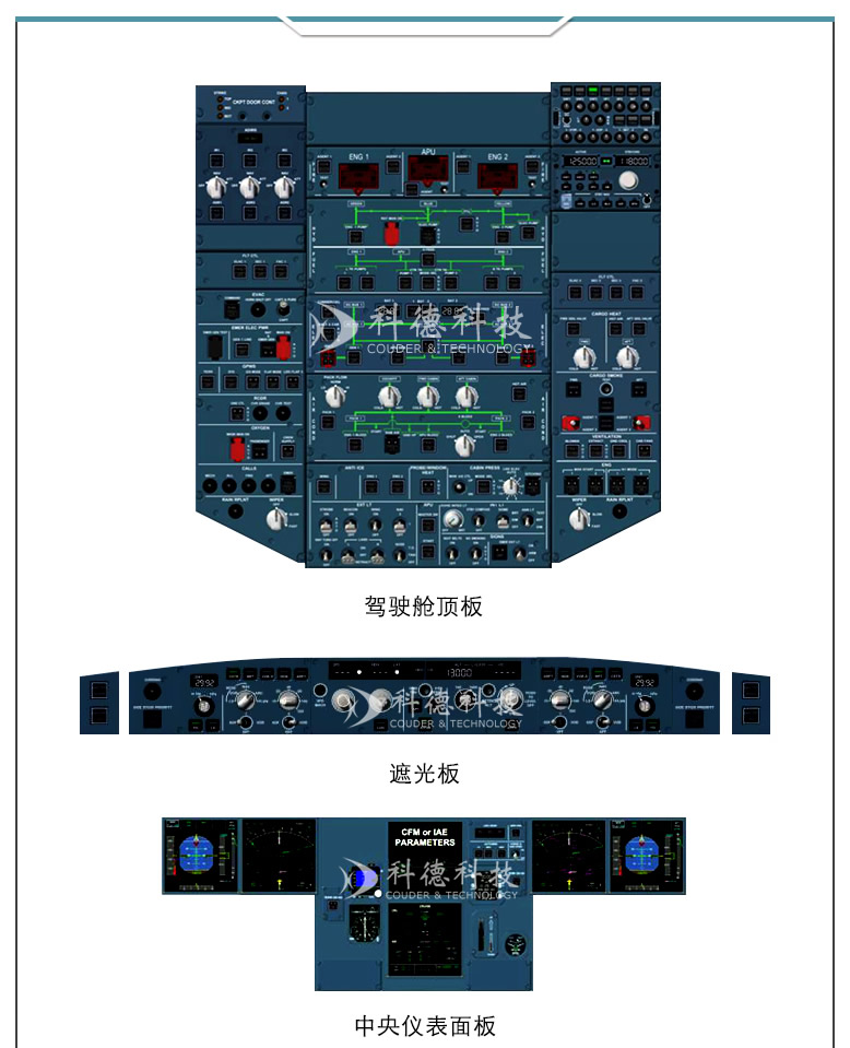 空客A320动感飞行模拟器--7085 