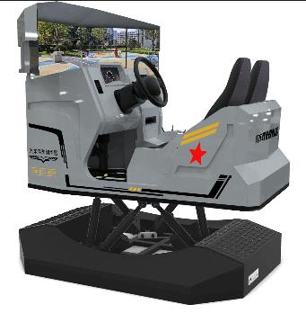 双座动感汽车驾驶模拟器